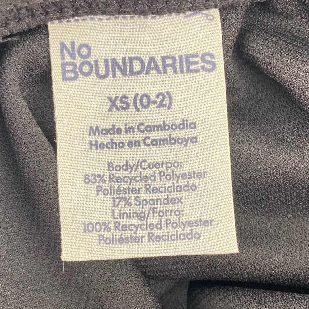 🌺 3/$25 🌺 No Boundaries | Women’s XS Black One Piece Bathing Suit | NWT | - Picture 8 of 10